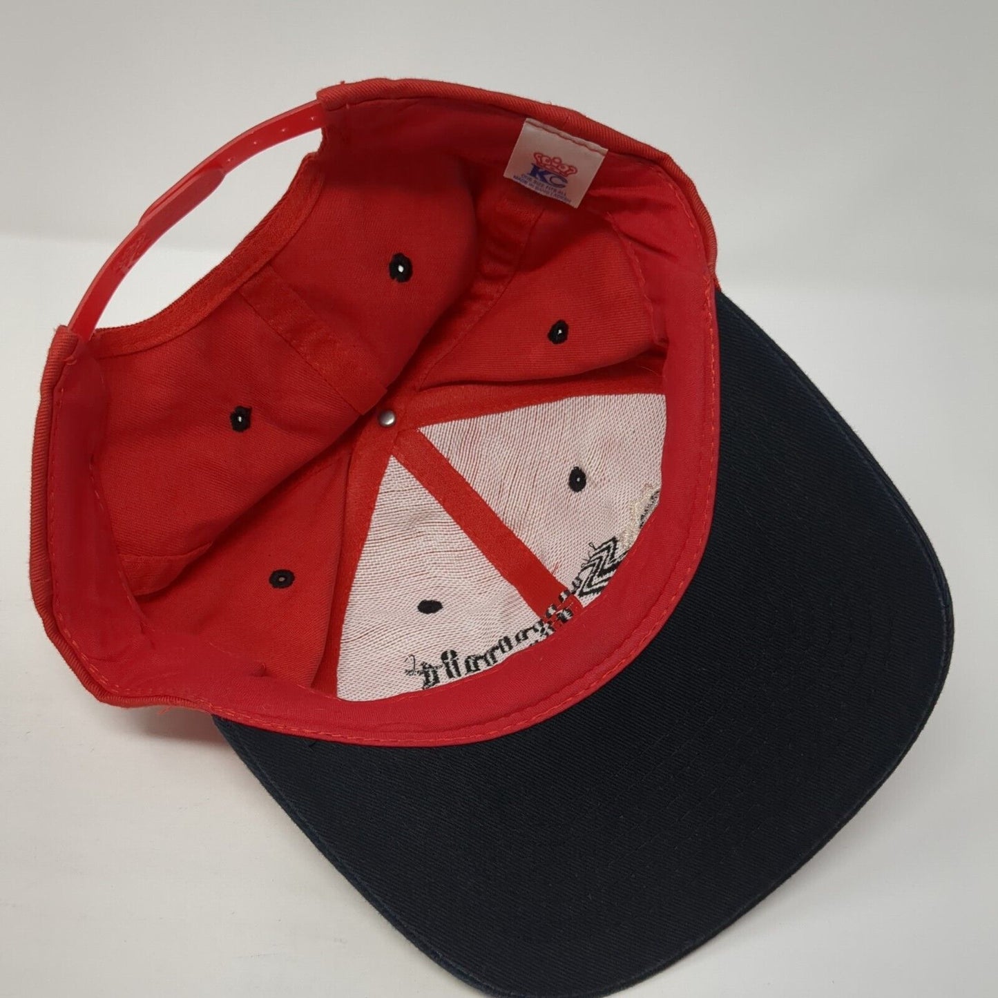 Summit Tires Snapback Hat Red One Size Adjustable Colorblock 6 Panel KC