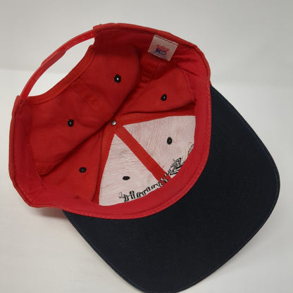 Summit Tires Snapback Hat Red One Size Adjustable Colorblock 6 Panel KC