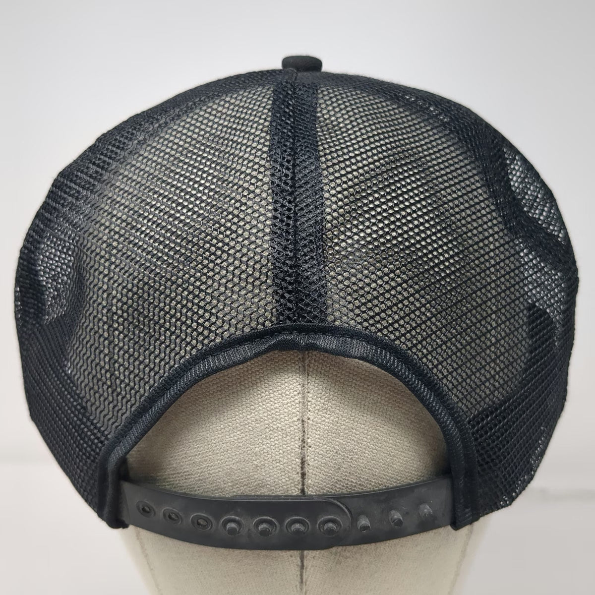 Tonkin Caterpillar Western States Trucker Hat Black Mesh Snapback Cat Vintage