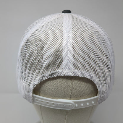 Lng Bch California Snapback Trucker Hat Gray One Size Mesh Back Yupoong