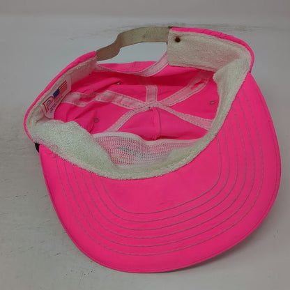 Hot Tuna 5 Panel Pink Strapback Hat Australia Rope Fish Logo Surf USA Vintage