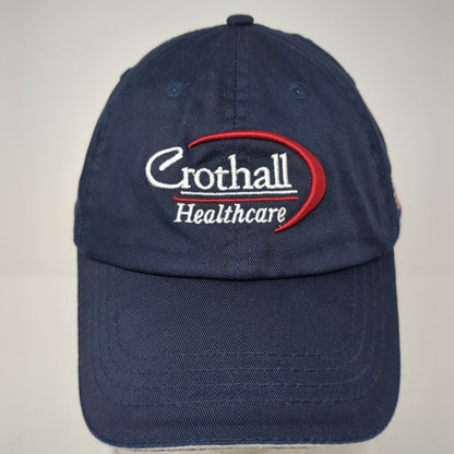 Crothall Healthcare Slideback Hat Blue One Size Adjustable Embroidered