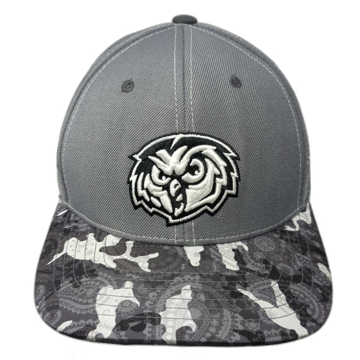 Kennesaw State Owls NCAA Top of the World Snapback Hat Gray One Size Camo Brim