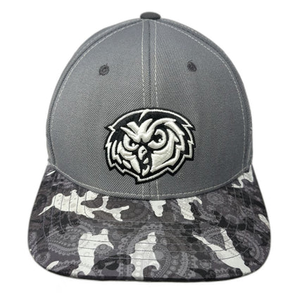 Kennesaw State Owls NCAA Top of the World Snapback Hat Gray One Size Camo Brim