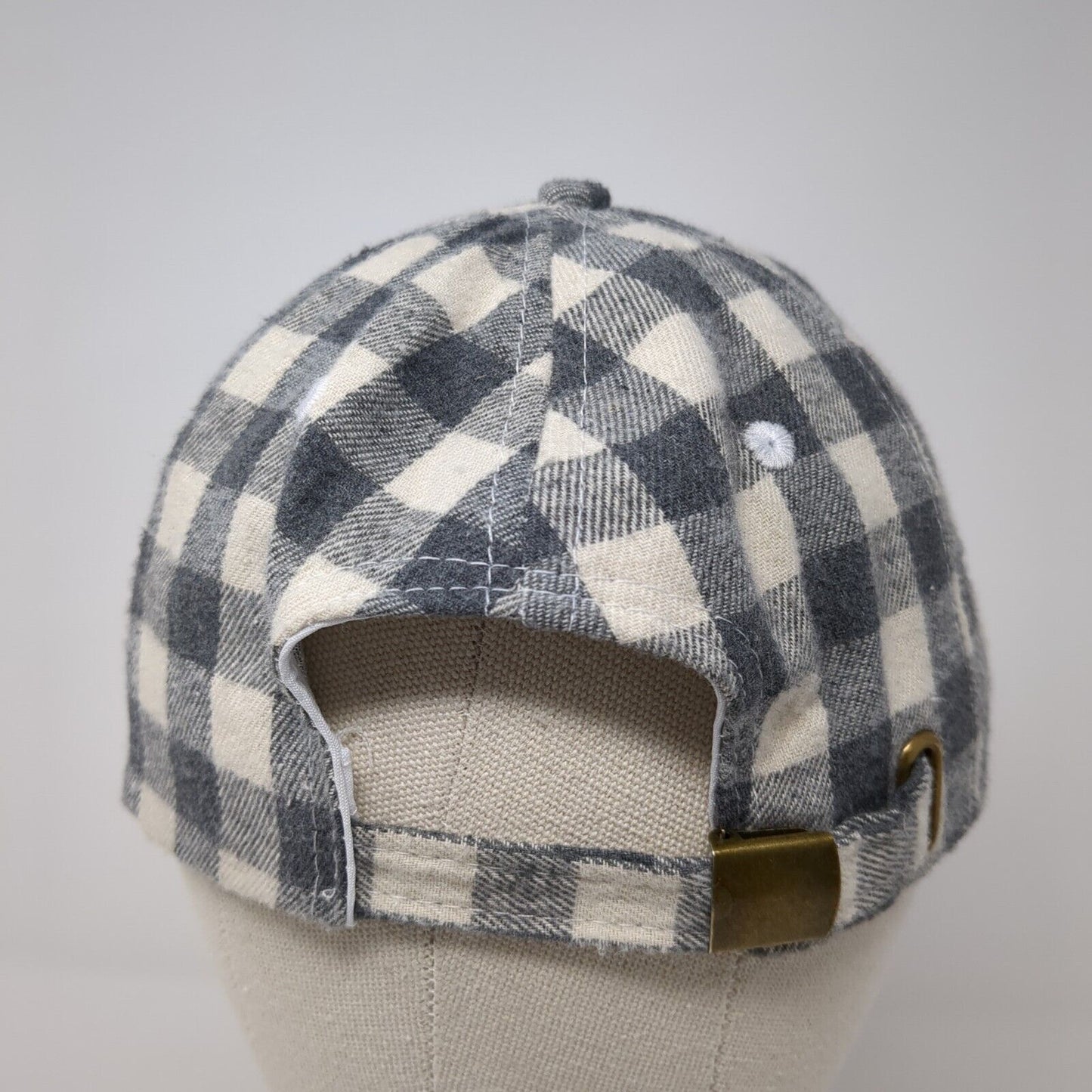 Cocus Pocus Slideback Hat Multicolor One Size Buffalo Plaid Adjustable