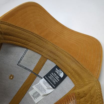 The North Face Trucker Hat Brown One Size Mesh Back Snapback Alpine Equipment