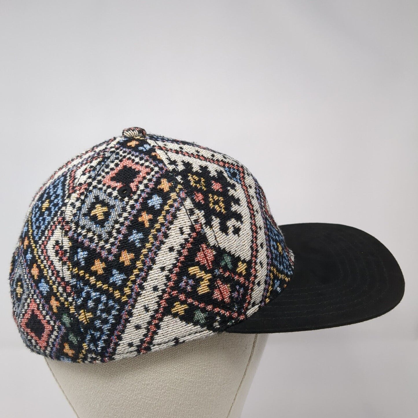 Art Class Snapback Hat Multi One Size Adjustable Geometric Colorblock