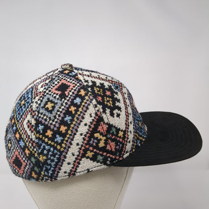 Art Class Snapback Hat Multi One Size Adjustable Geometric Colorblock