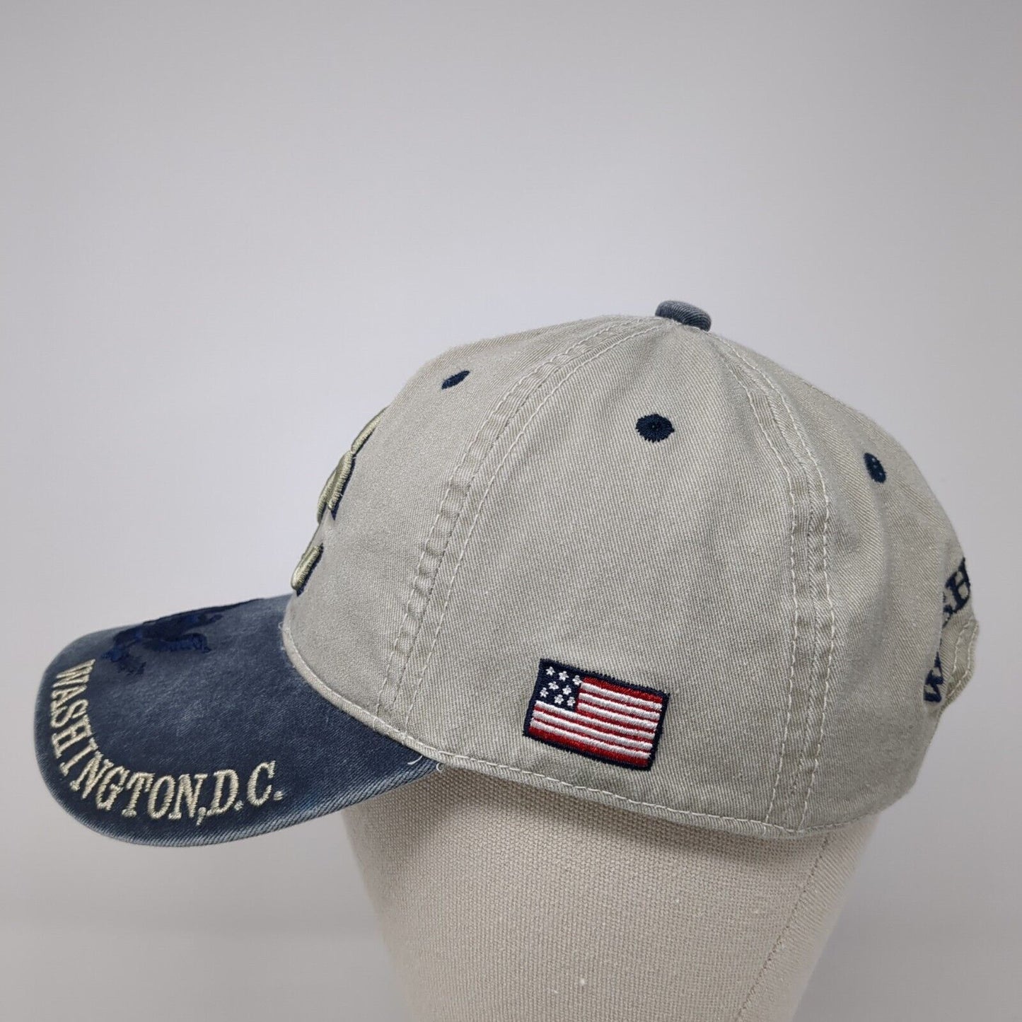 Washington, D.C. Slideback Hat Multi One Size Adjustable USA Flag