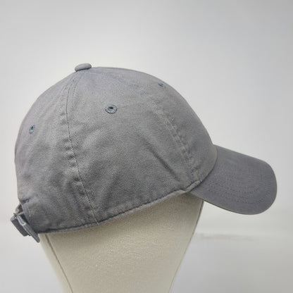 Nike Baseball Cap Gray One Size Heritage86 Adjustable Embroidered Logo Strap Hat