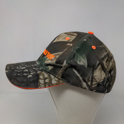 Nissin Men's Strapback Camo Hat Embroidered Lincoln Tech Logo