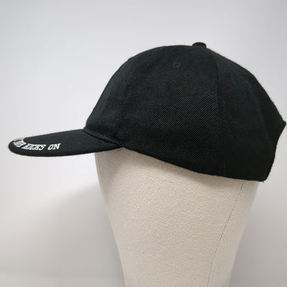 Route 66 Baseball Cap Black One Size Get Your Kicks On Road Sign Strapback Hat