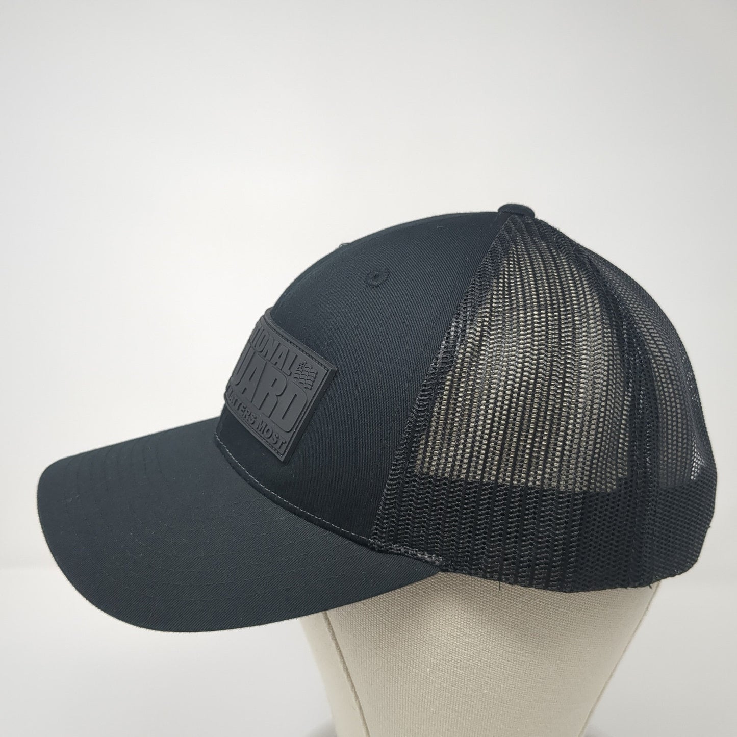 Army National Guard Defend What Matter Most Trucker Hat Black Large Richardson