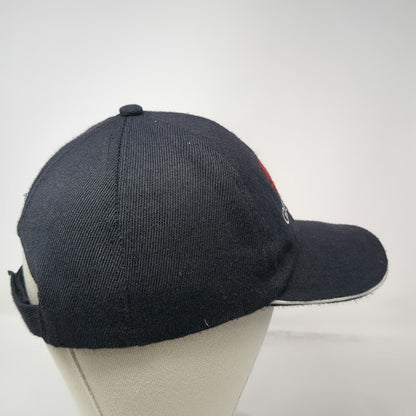 Baseball Cap Black OSFM Great Wall China Embroidered Adjustable Strapback Hat