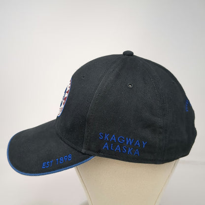 W.P. & Y.R. Baseball Cap Black One Size 125 Years Railway Anniversary Alaska Hat