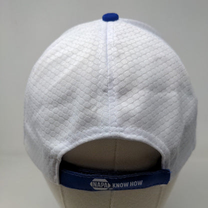 NAPA Racing Men's Strapback Hat White Blue Adjustable Embroidered Chase Elliot