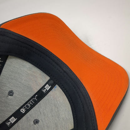 Denver Broncos NFL New Era Gray Orange One Size Cap Strapback Curved Brim
