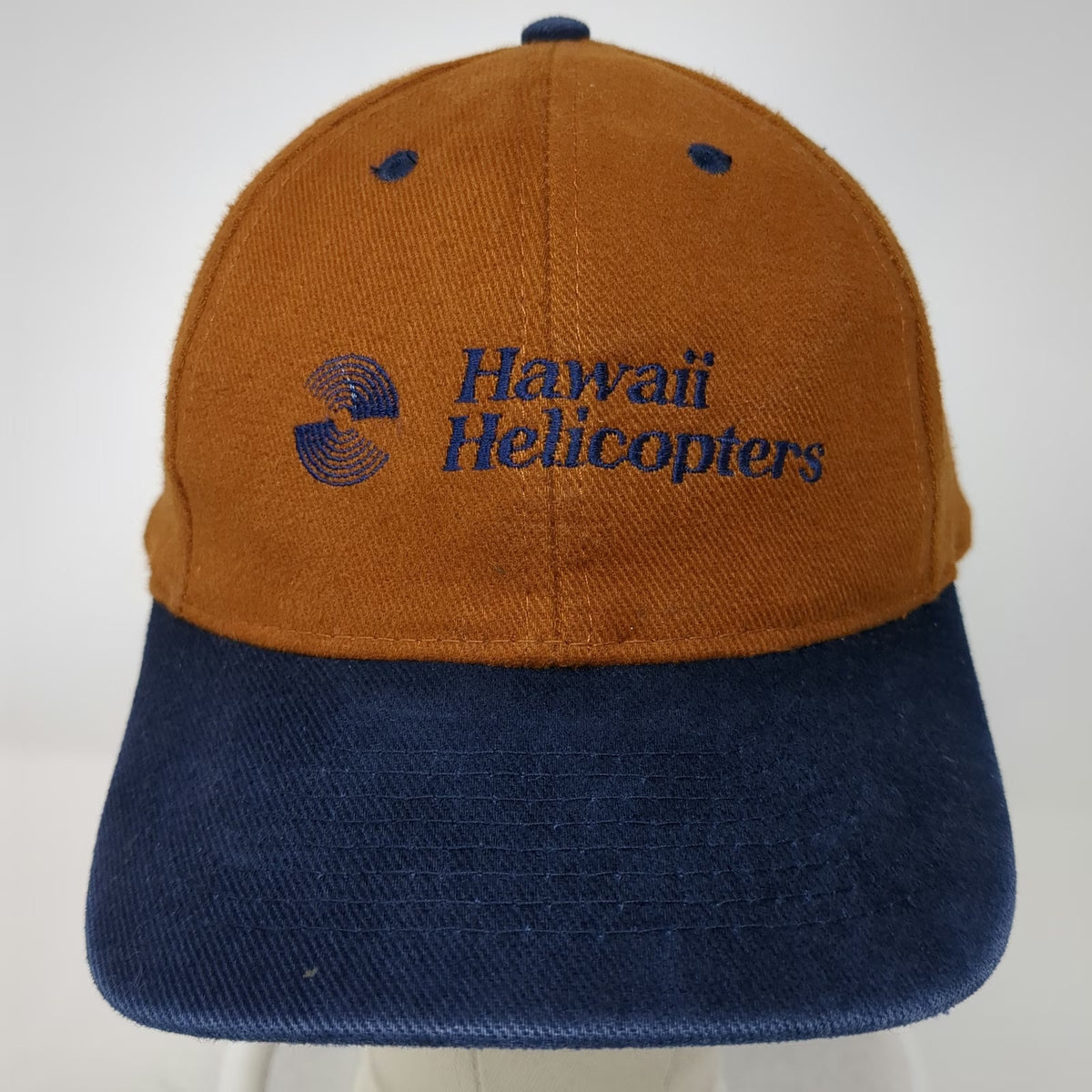 OTTO Hawaii Helicopters Baseball Cap Brown Blue One Size Slideback Cotton Hat