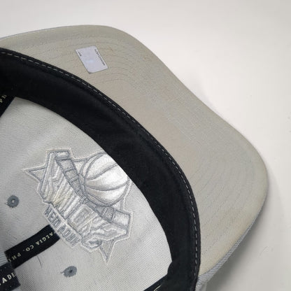 Mitchell & Ness NBA New York Knicks Snapback Hat Gray White One Size Embroidered