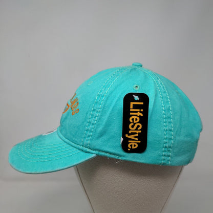 Cayman Islands Strapback Hat Blueish Green Medium Embroidered W/Tags