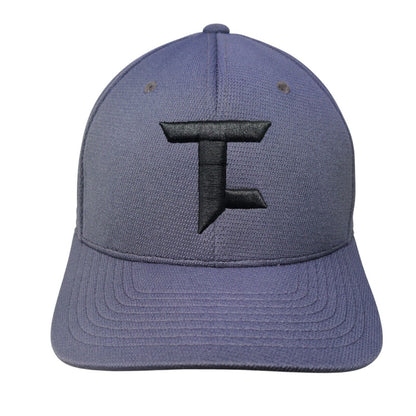Tuf Cooper Panhandle Fitted Hat Gray S/M Flexfit Embroidered 6 Panel Yupoong