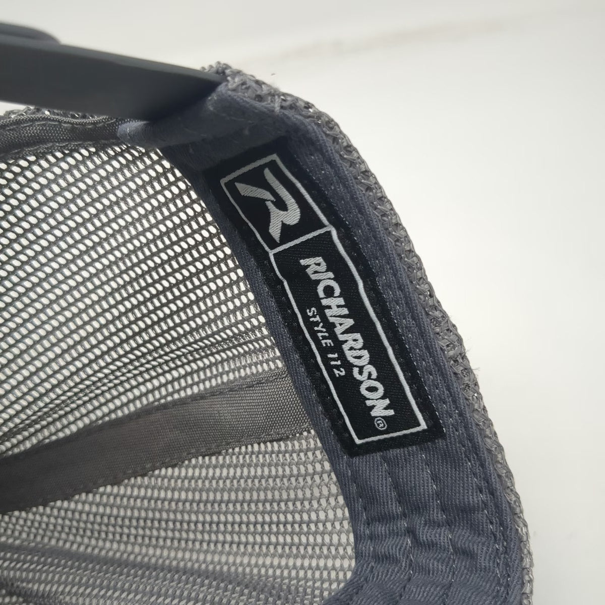 Richardson Trucker Hat Gray One Size Johnstone Supply Mesh Snapback Hat