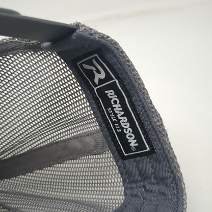 Richardson Trucker Hat Gray One Size Johnstone Supply Mesh Snapback Hat