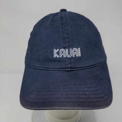 Kauai Hawaii 99 Strapback Hat Blue OSFM Adjustable Embroidered Otto Cotton