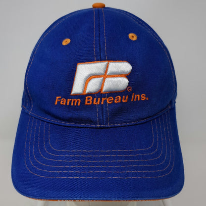 Buck's Athletic Baseball Cap Hat Blue One Size Farm Bureau Insurance Idaho Logo