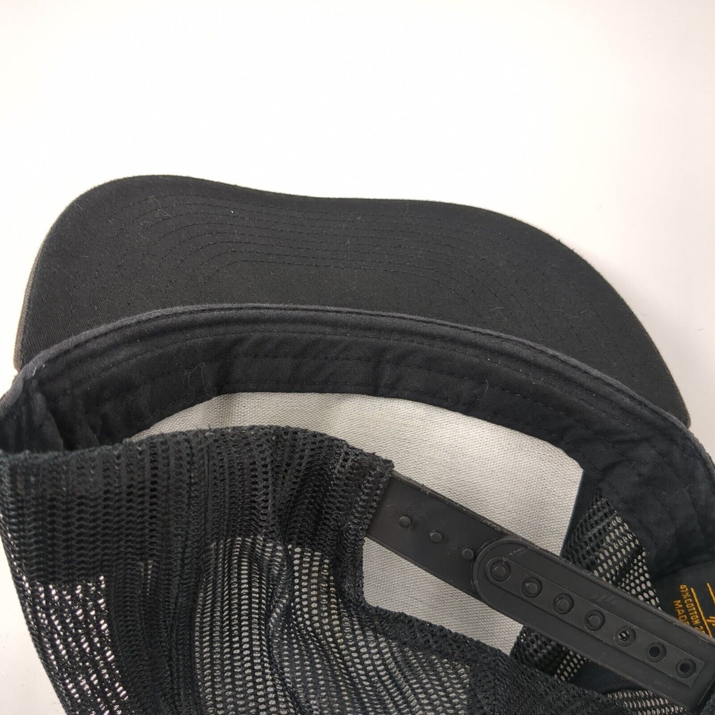 Independent Board Bin Snapback Trucker Hat Black OSFA Mesh Back Yupoong