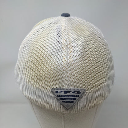 Columbia PFG American Flag Mesh Back Fitted Trucker Hat Blue One Size