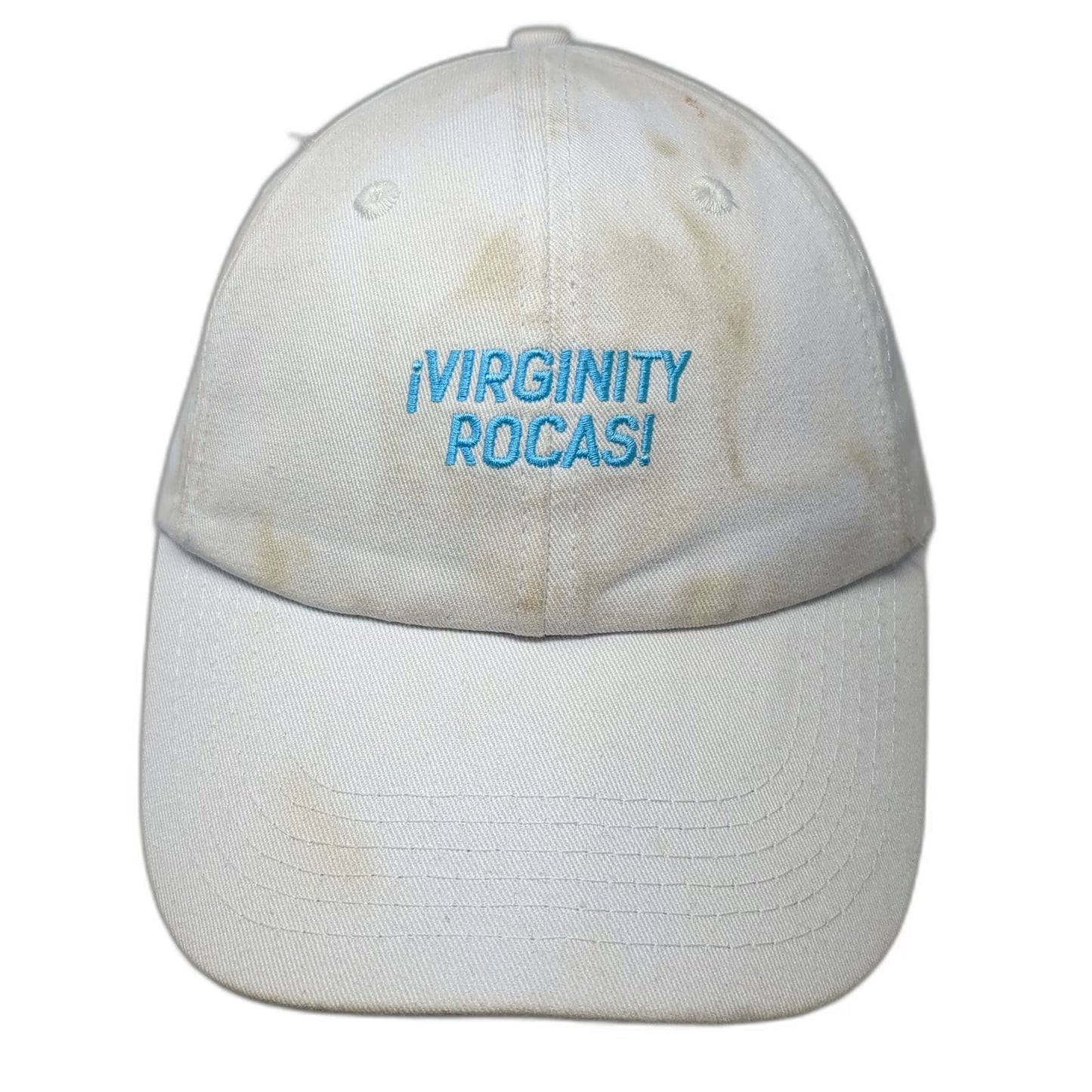 Danny Duncan Virginity Rocas Baseball Cap White One Size Slideback Hat Cotton