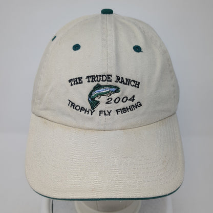 The Trude Ranch 2004 Trophy Fly Fishing Baseball Cap Beige One Size Fahrenheit