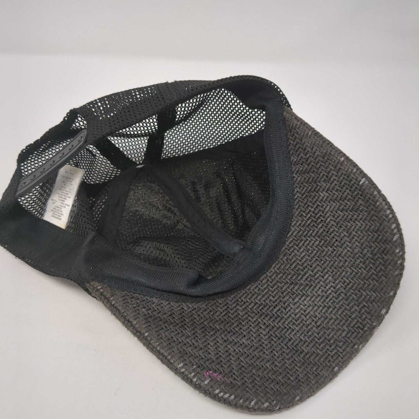 Unbranded Paper Trucker Hat Gray One Size Adjustable Mesh Back Blank