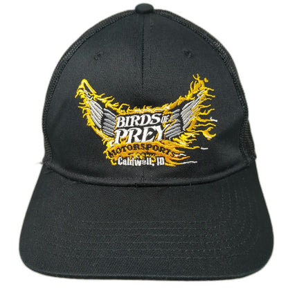 OTTO Trucker Hat Black One Size Birds of Prey Motorsports Caldwell ID Snapback