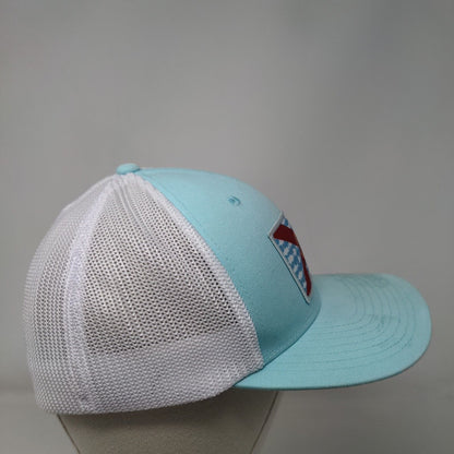 Great Seal of The State of Florida Fitted Mesh Back Trucker Hat Blue L/XL