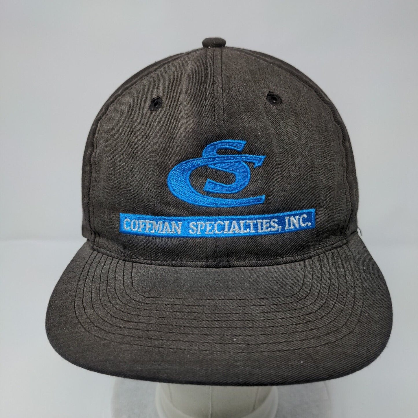 Coffman Specialties Inc Snapback Hat Black One Size Solid Embroidered