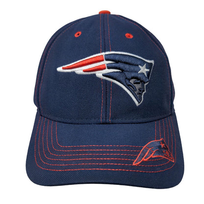 NFL Team New England Patriots Strapback Hat Blue OSFA Embroidered Logo
