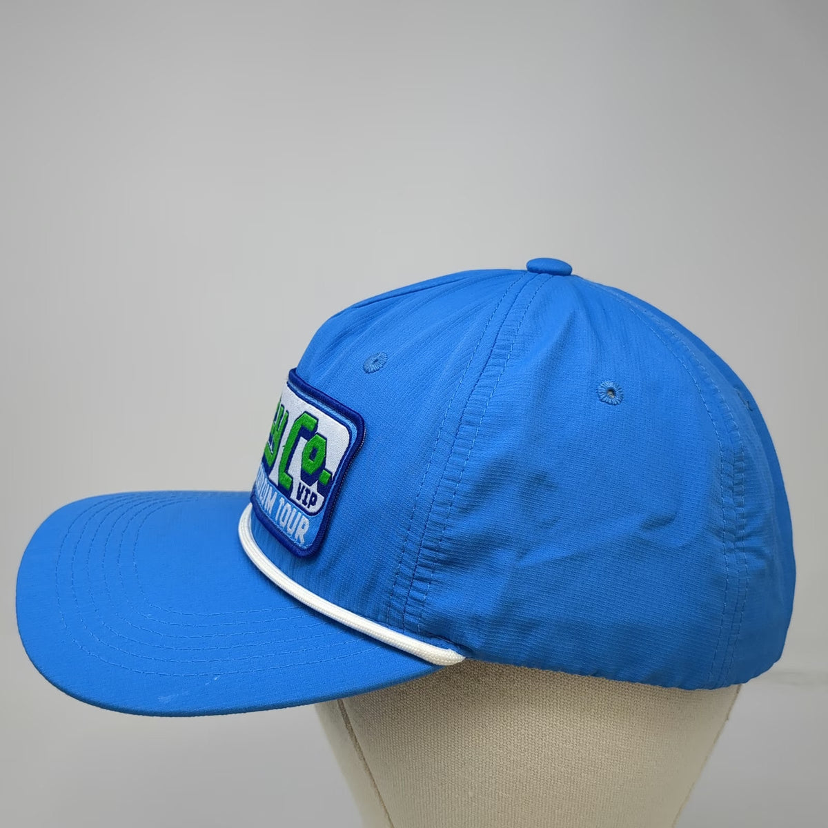 Posty Co VIP Big Ass Stadium Tour Snapback Hat Blue Rope Polyester Post Malone