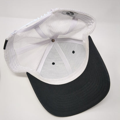 Precision Snapback Trucker Hat Black OS Adjustable Mesh Back 6 Panel Richardson