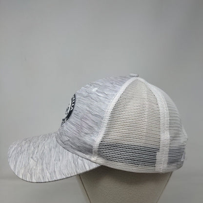The Amelia River Club Snapback Trucker Hat Gray OS Classic Fit Mesh Back Ahead