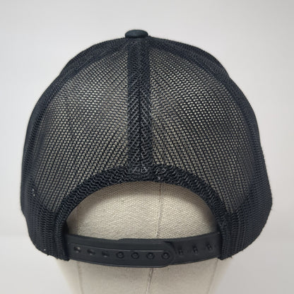 WM Western Mountain Est 1972 Snapback Trucker Hat Black OS Mesh Back Yupoong