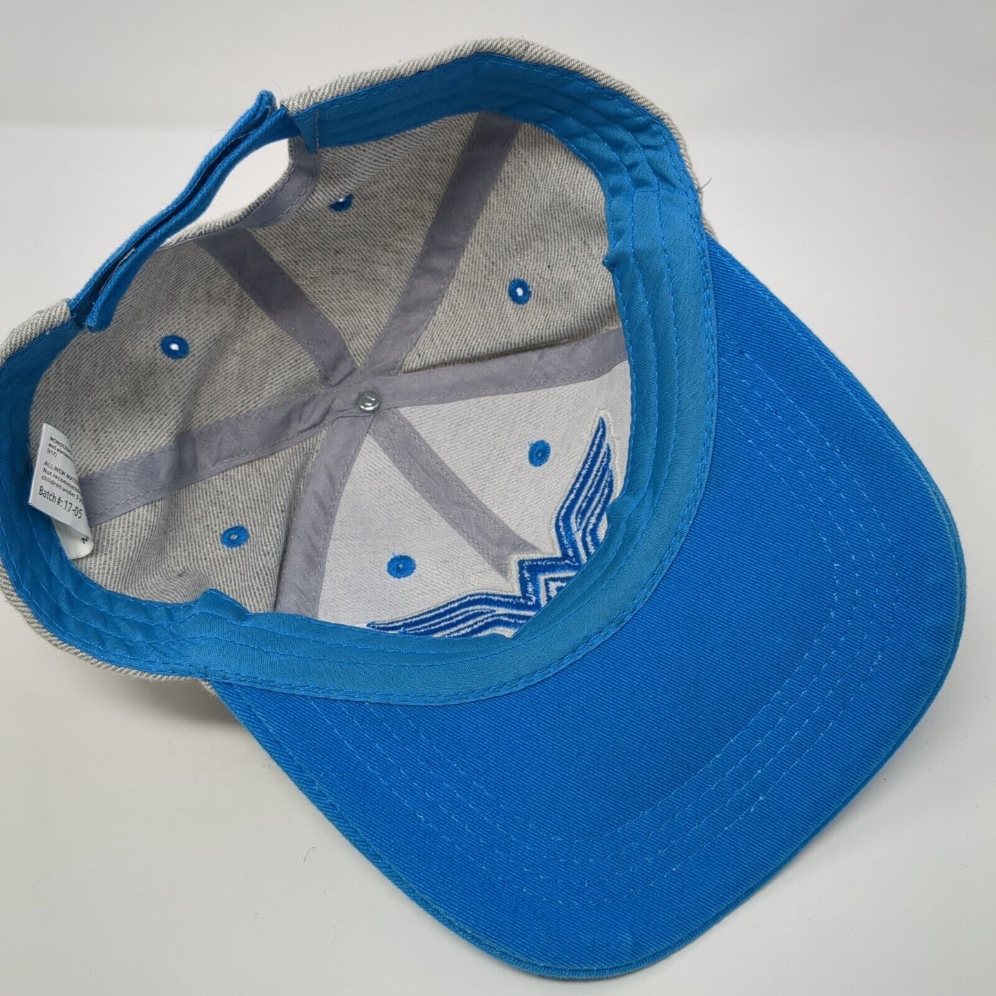 Wonder Woman Strapback Hat Multicolor One Size Adjustable Six Flags