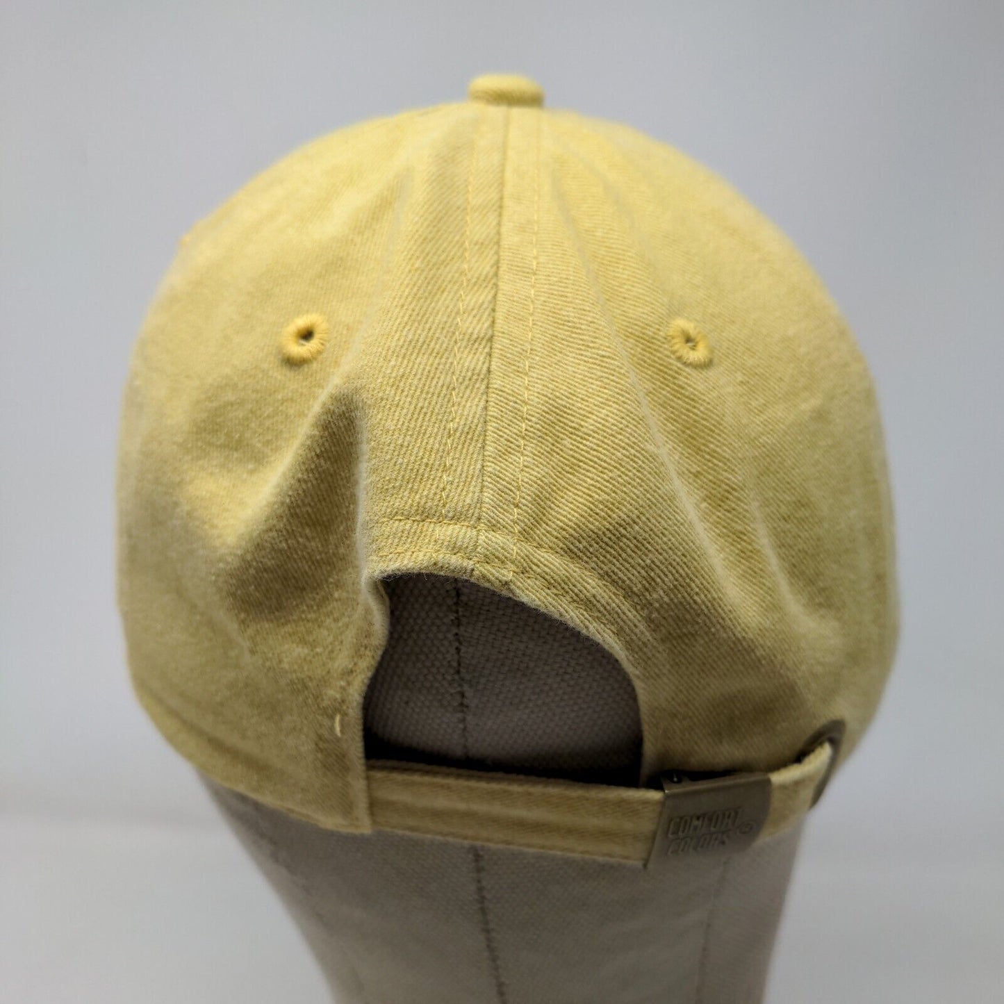 Comfort Colors Men's Slideback Hat Yellow Embroidered Bee Logo