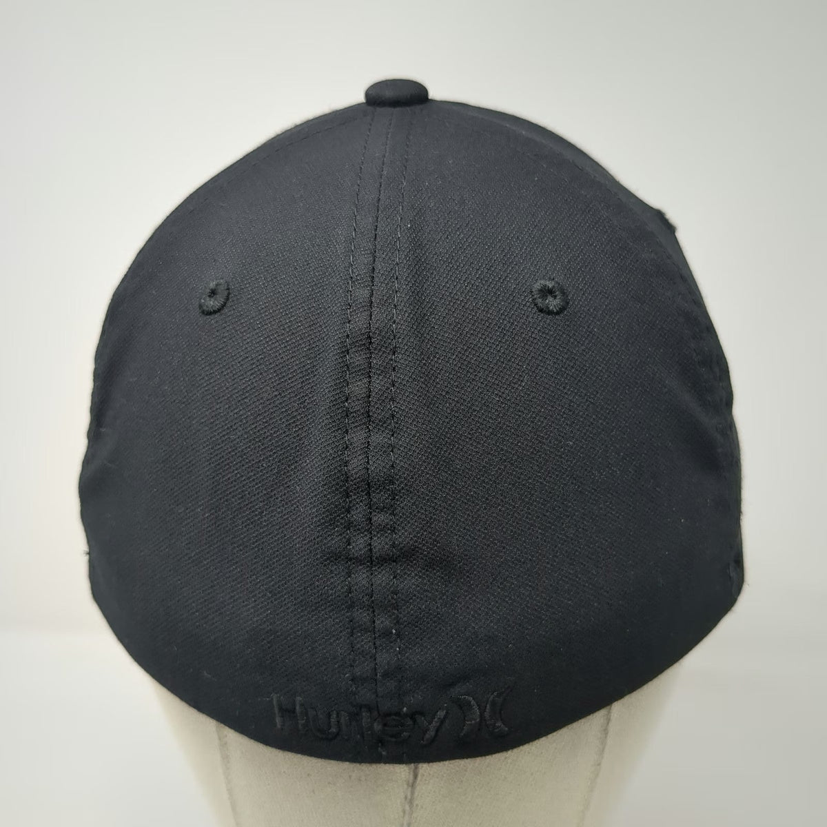 Hurley Baseball Cap Black M Flexfit X20-DRI Embroidered Performance Logo Hat