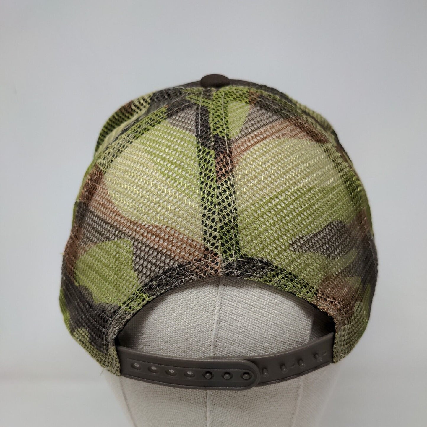 Lowe's MVPs Snapback Mesh Back Trucker Hat Camo One Size Embroidered