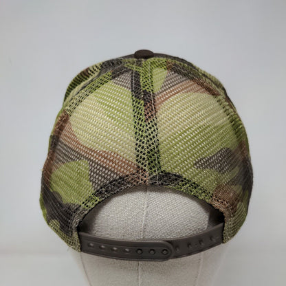 Lowe's MVPs Snapback Mesh Back Trucker Hat Camo One Size Embroidered