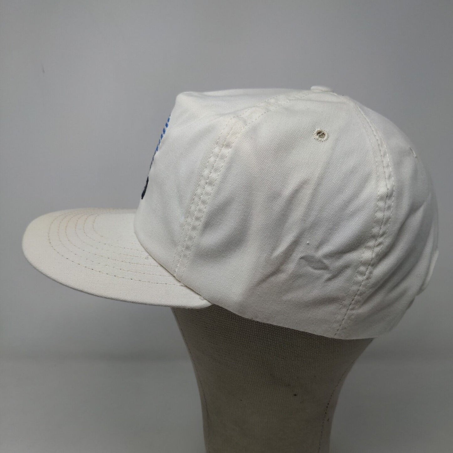 University Square Men's Snapback Trucker Hat White OSFA Vintage AT&T Made USA