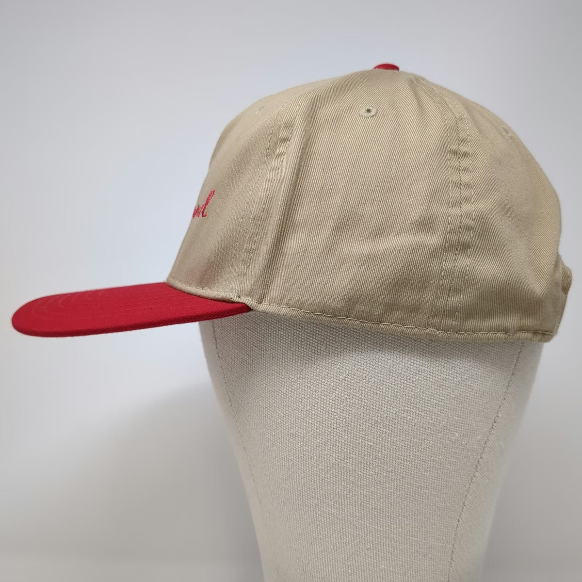 Otto 5 Panel Hat Beige Red One Size Snapback Buck Around And Find Out Columbus