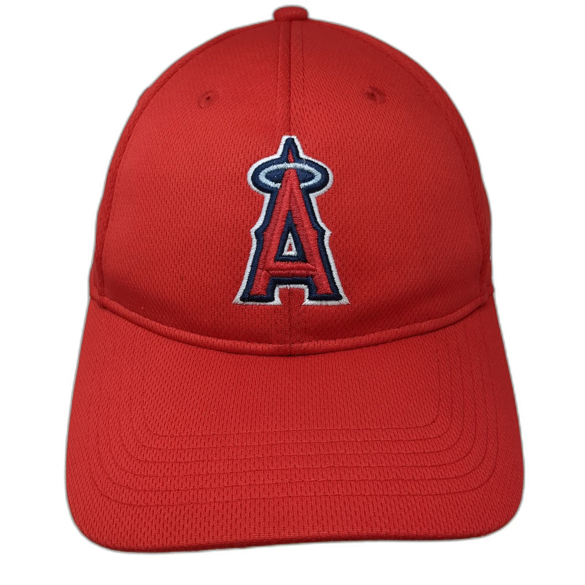 OC Sports Los Angeles Angels MLB Baseball Cap Red One Size Strapback Mesh Logo